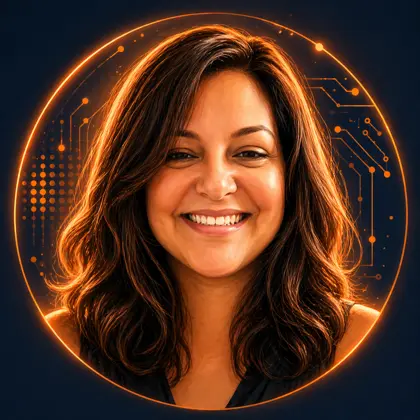 Illustrated portrait of Lori, The Rebel HR